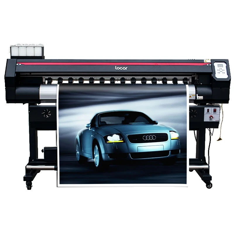 1400 точек/дюйм разрешение CMYK LOCOR 160 см машина для печати виниловых наклеек xp600