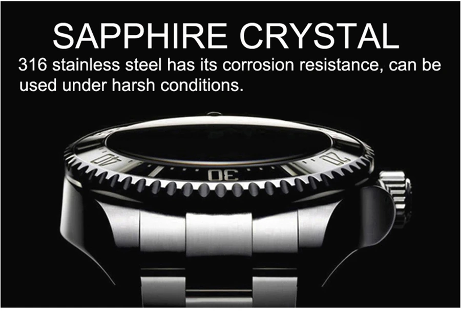  2019 Men Watches LOREO Sport Waterproof 200M Watch Relogio Masculino Men's Clock Automatic Mechanic