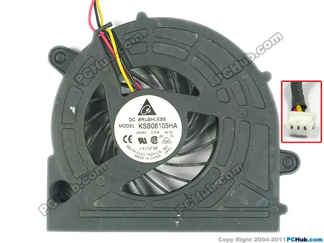 

Delta KSB06105HA AL1S Server Laptop Cooler Fan DC 5V 0.40A