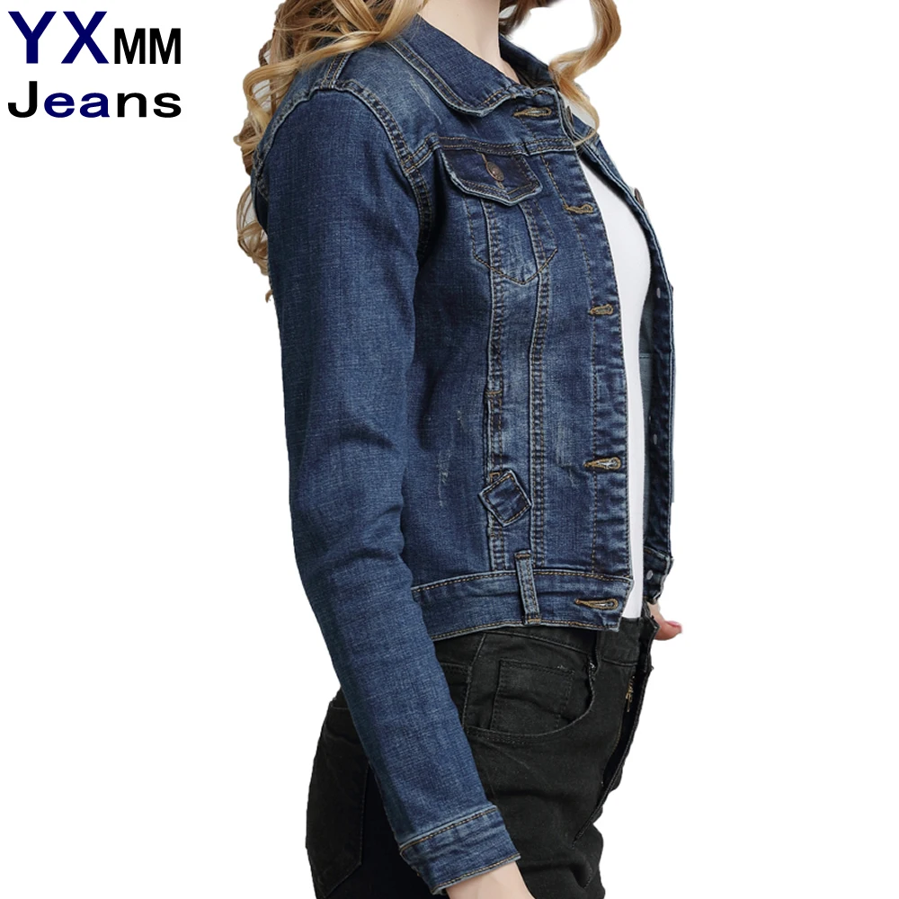 Buy YXMM Denim Jacket Women Short Jeans Overcoat