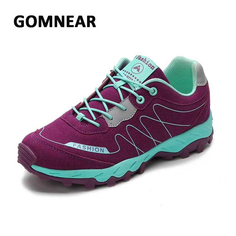 

GOMNEAR Women Hiking Shoes Non-slip Breathable Comfortable Chaussures Outdoor Trekking Jogging Climbing Tourism Sports Sneakers