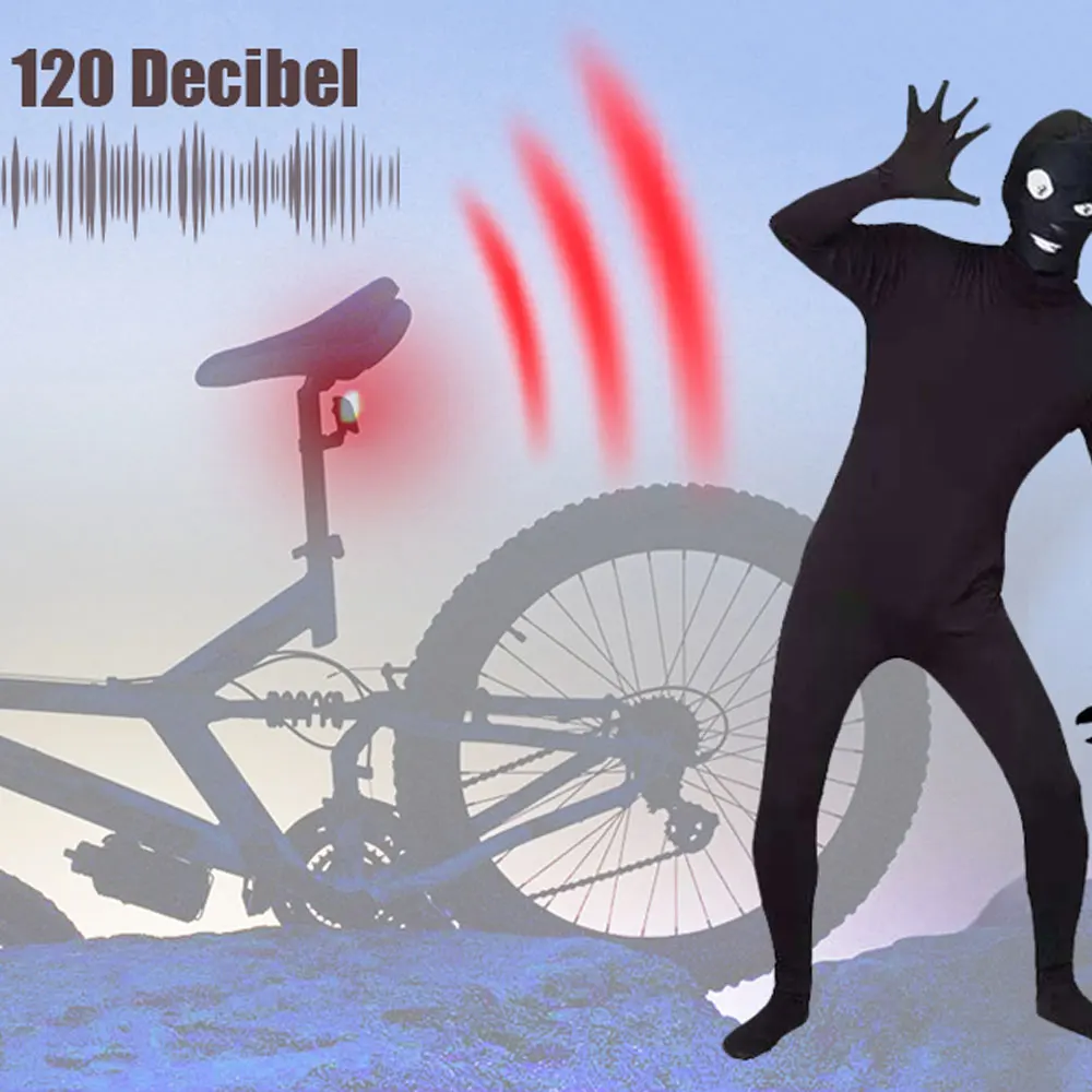 Задняя велосипедная фара Противоугонная Luz Bicicleta Bycicle Light интеллектуальный датчик пульт дистанционного управления сигнальная лампа светодиодные велосипедные огни