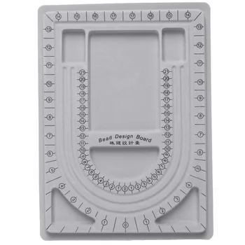 

Flocked Bead Board Bracelet Beading Jewelry Organiser Tray DIY Craft Tool