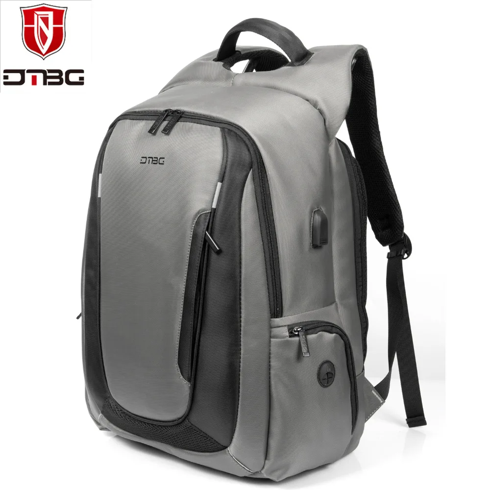 

17.3 Inch Men Backpack With USB Charging Port Laptop Backpack Bag Leisure Travel Knapsack Multi-functional Notebook Rucksack