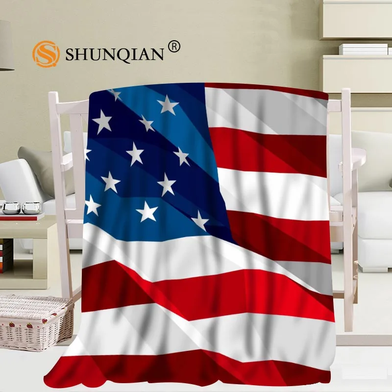 مخصص العلم بطانية كنبة مكتب بطانية المحمولة بطانية ناعمة السرير الطائرة السفر الكبار المنزل بطانية