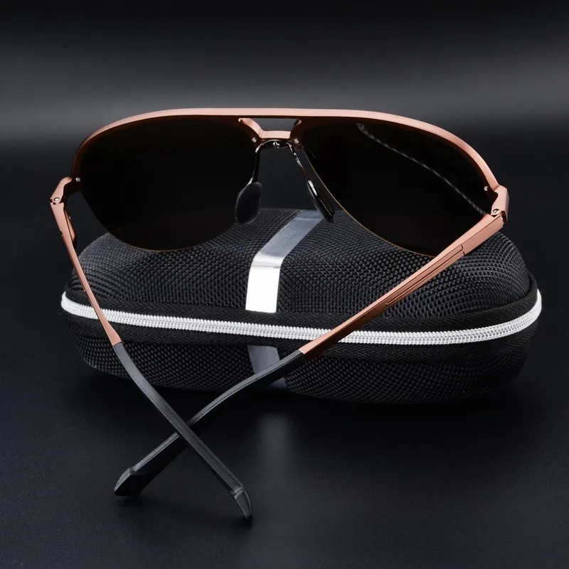 Алюминиево-магниевые Модные мужские зеркальные титановые солнцезащитные очки, очки для женщин и мужчин, поляризованные солнцезащитные очки для женщин, авиация