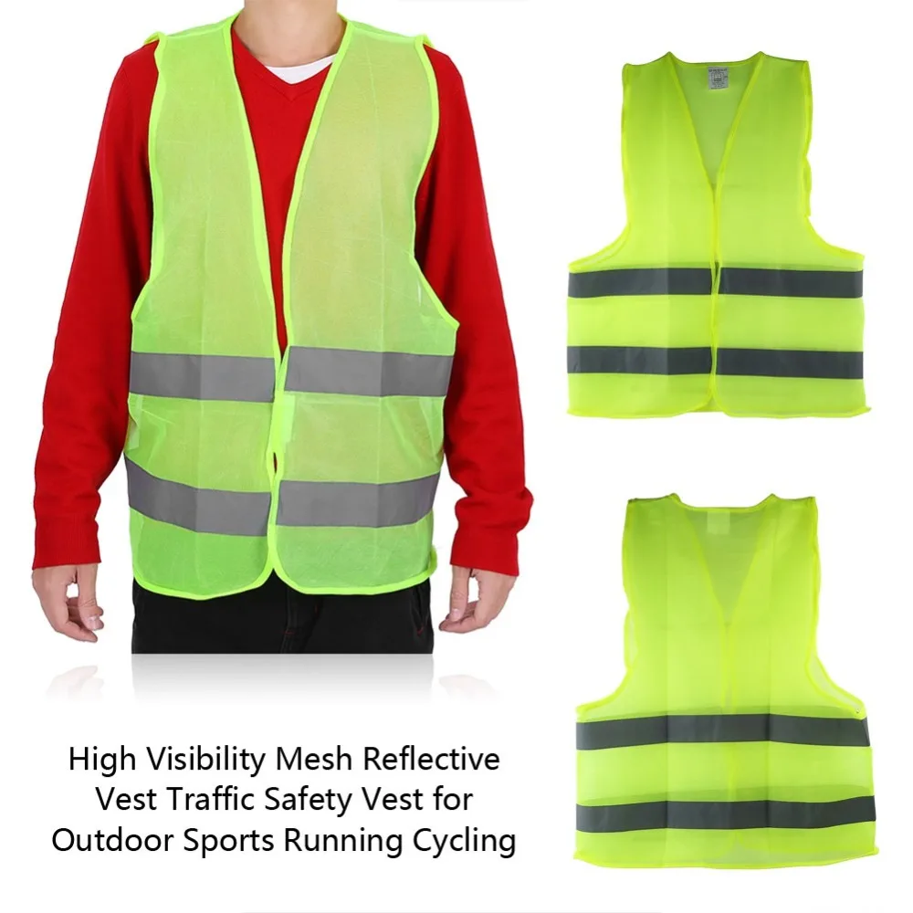 

High Visibility Unisex Outdoor Safety Vest Reflective Belt Safety Vest Fit For Running Cycling Sports Outdoor Clothes