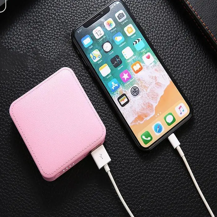 15000 Mah Fashion Mini Power Bank Double Usb External Battery Portable Phone Charger Powerbank For Xiaomi Iphone X Samsung