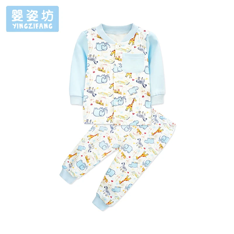 

2018 Sale Baby Clothes Set Lovely Printing Long Sleeve Newborn Costume Suit T-shirt + Pants Winter Infant Boy Girl Clothing