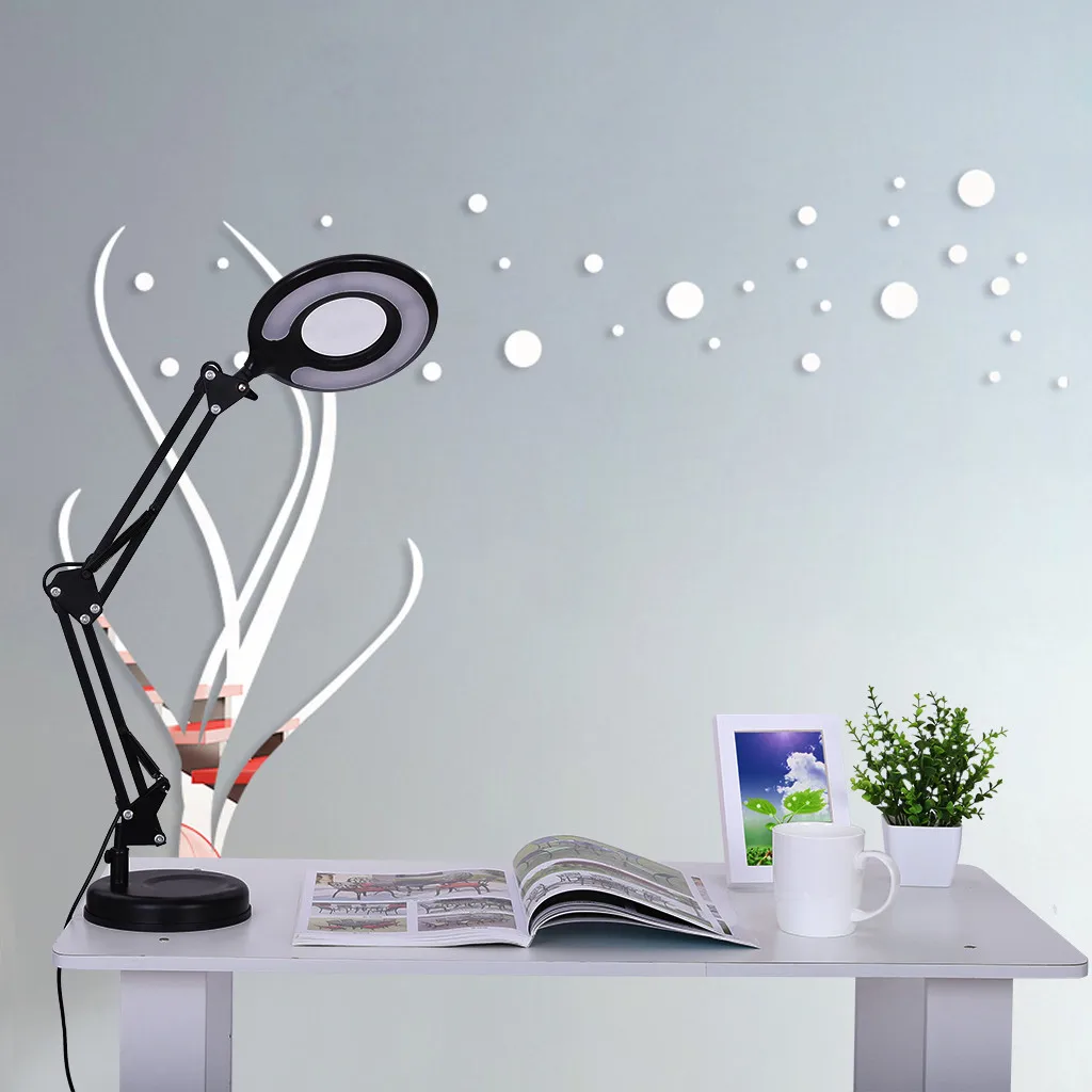 

seller owner keeping Household daily necessities Magnifier Task Lamp Adjustable Table Lamp Desktop Or Clamp-On Mounting