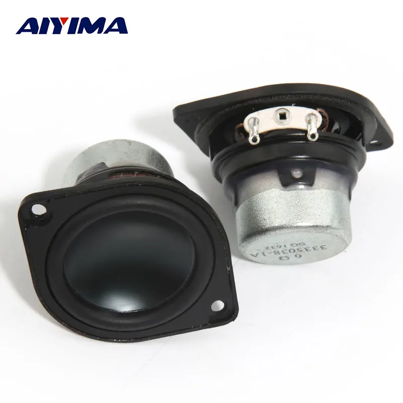 

AIYIMA 1.5Inch Mini Portable Audio Speakers 6Ohm 8W Full Frequency Speaker DIY Bluetooth Speakers