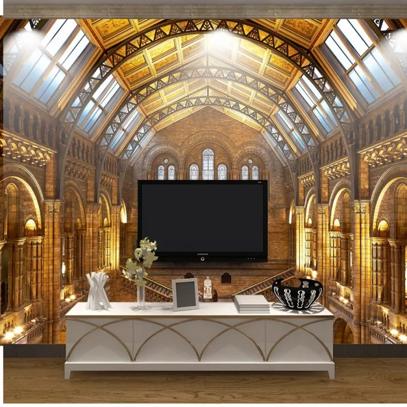 Custom 3D photo wallpaper European luxury palace wallpaper bedroom restaurant living room TV background wallpaper
