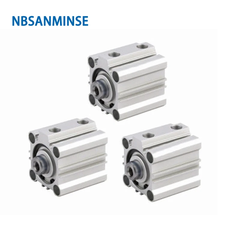 

NBSANMINSE CQ2B32 Compact Cylinder Double Acting Single Rod Air Pneumatic Compact Cylinder Automation Application