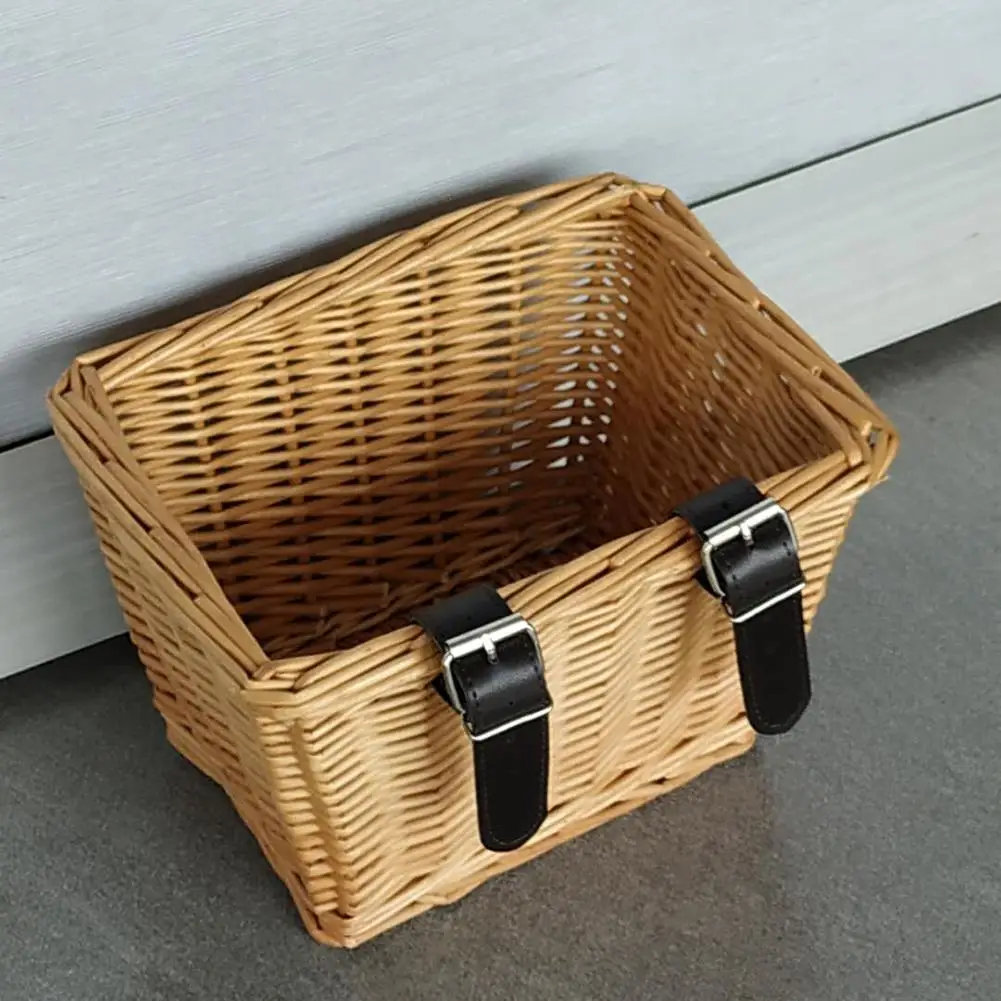 Best Bike Organizer Rattan Baskets Outdoor Bicycle Basket Environmentally Friendly Handwoven Willow Square Bicycle Storage Basket 4 Best Bike Organizer Rattan Baskets Outdoor Bicycle Basket Environmentally Friendly Handwoven Willow Square Bicycle Storage Basket 4