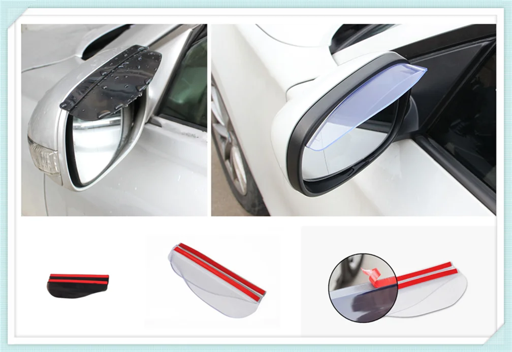 Car rearview mirror rain eyebrow / visor for ford SVT Reflex Freestar F150 Crown BF 4-Trac |