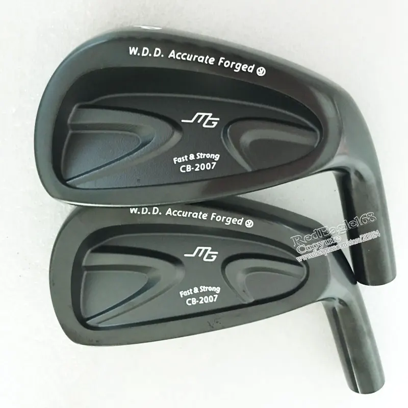 Cooyute New MIURA Golf heads MIURA CB-2007 black Golf irons set 4-9P CB-2007 Golf irons heads Set No Club shaft Free shipping