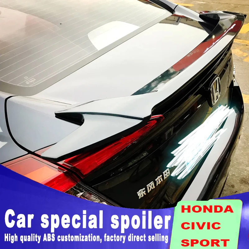 2016 2017 2018 новая модель для Honda civic спойлер заднего крыла автомобиля задний