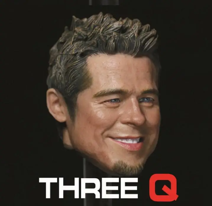 Brad Pitt Fight Club Tyler Durden 1/6 testa head sculpt Hot Toys Action Personaggio Nuovo 