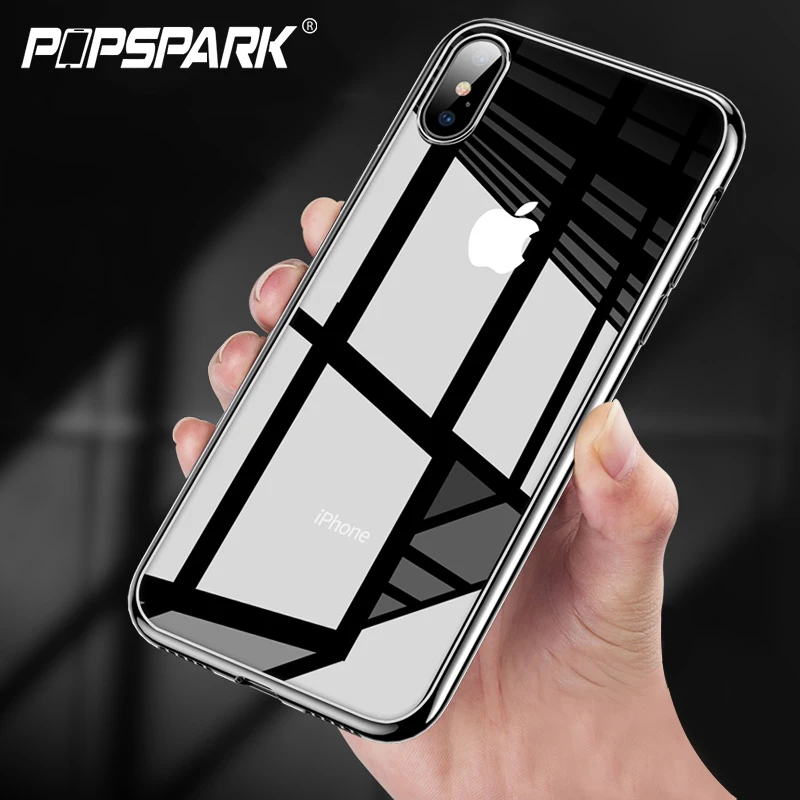 

For Iphone X XR XS Max Case Clear Silicon Soft TPU Phone Shell for 6 7 8 Plus Ultra Thin Transparent Protective Back Shell cases