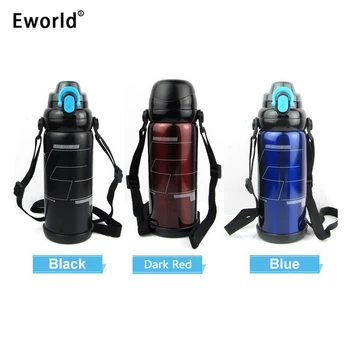 

Eworld 5 Color Stainless Steel Insulated Thermos Bottle 800ml Thermo Vacuum Flask Thermoses Thermal Coffee Garrafa Termica Sport
