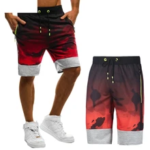 JAYCOSIN летние мужские фитнес камуфляжные Лоскутные Бодибилдинг карман кожи короткие спортивные брюки Прямая поставка 19JUN10