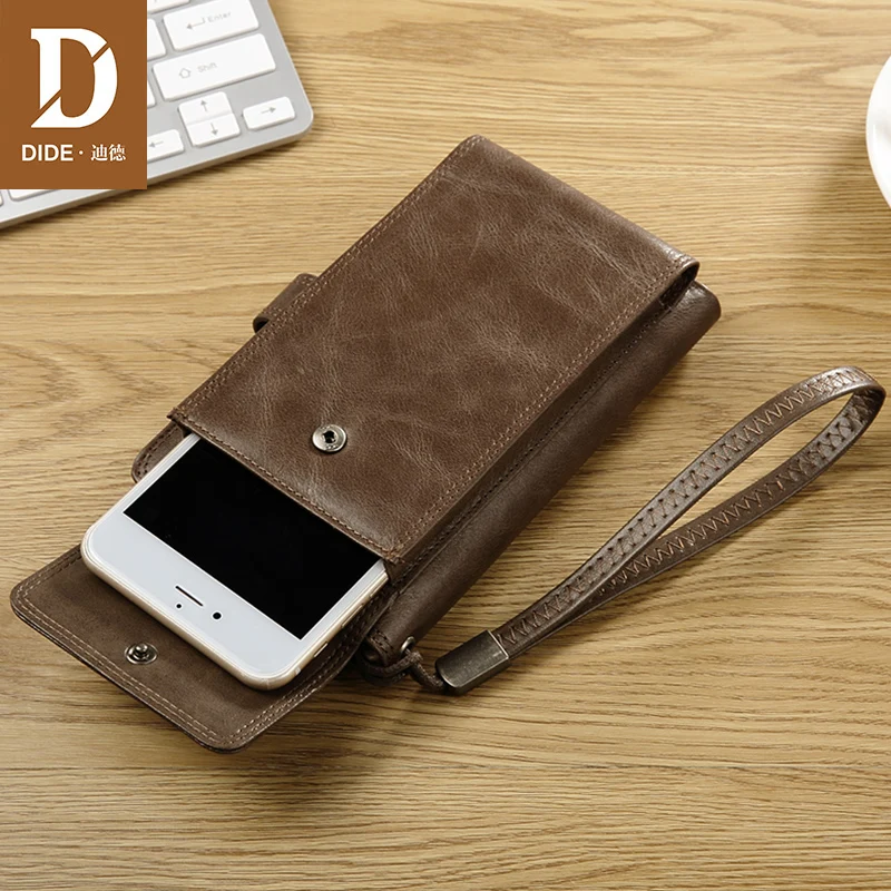 DIDE Casual men Wallets Genuine Cowhide Wallet High Quality Real ...