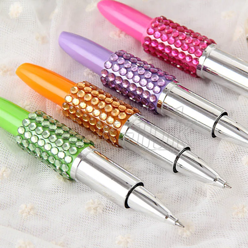 10pcs Novelty Lipstick Ball Point Ballpoint Pen Office Stationery Writing Pens 10pcs Novelty Lipstick Ball Point Ballpoint Pen Office Stationery Writing Pens