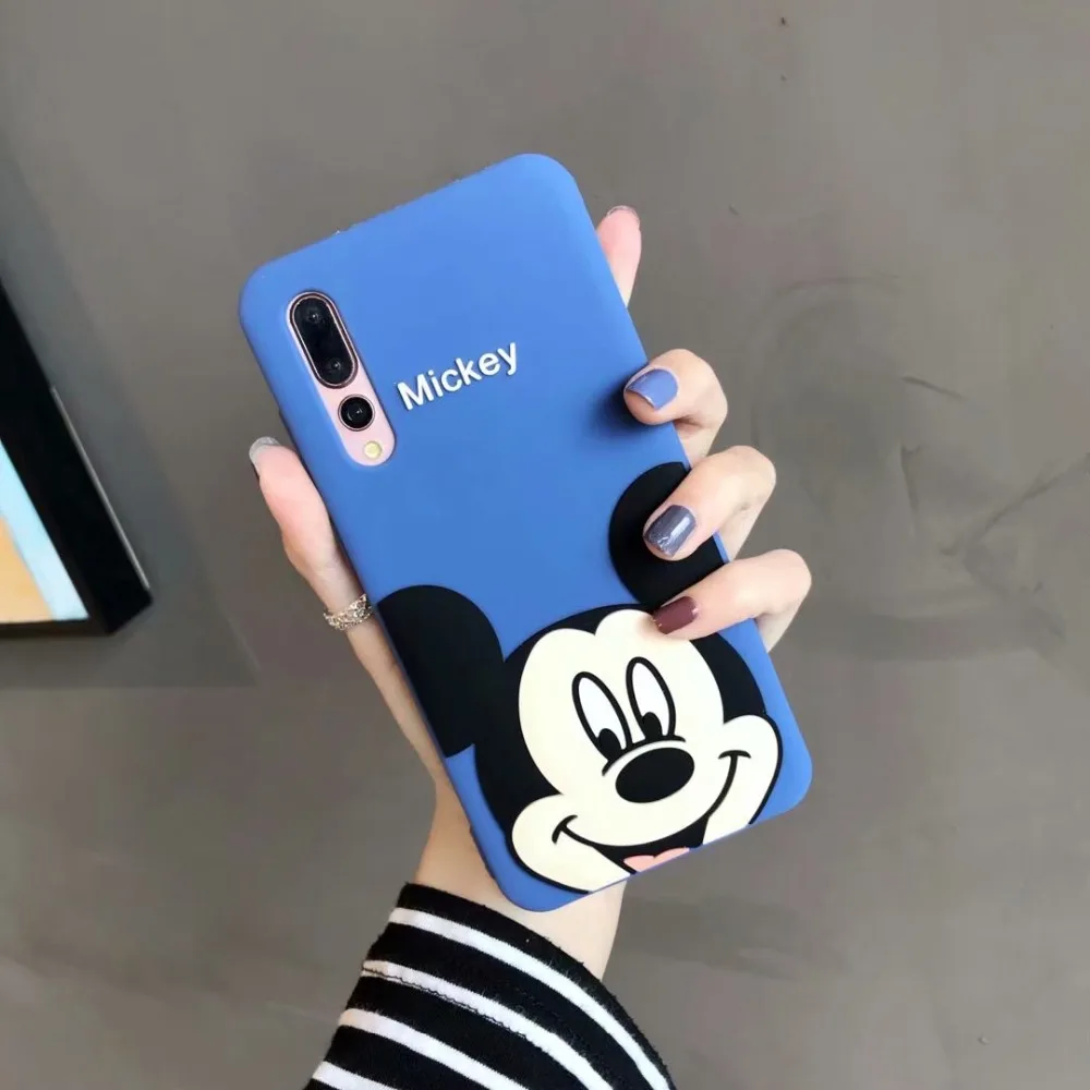 

For VIVO Y85 Cases Soft Silicone Cartoon Mickey Back Cover Cute Bag For Vivo V9 Case