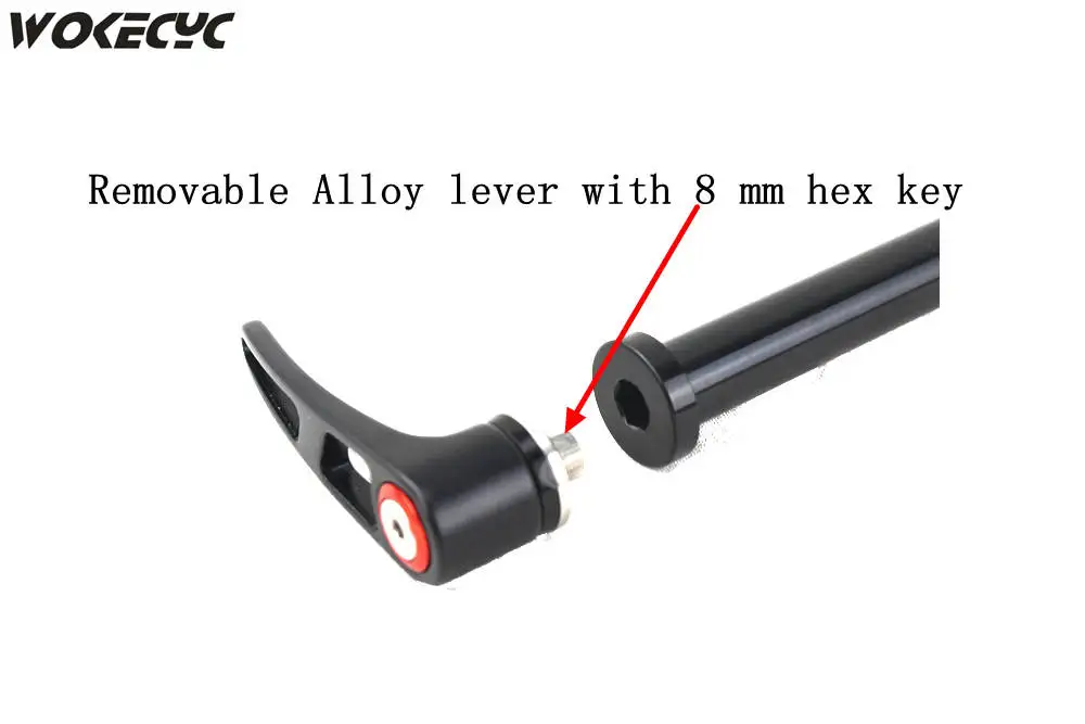 

Removable Alloy lever with 8 mm hex key Thru axles 100x15mm quick release mountain bicycle QR for sram rockshox front fork