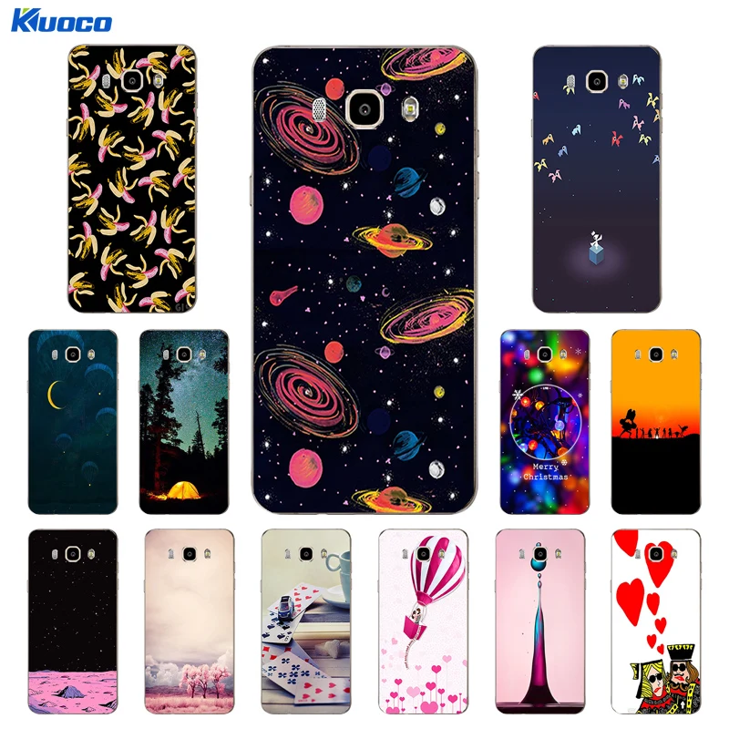 DIY For Samsung Galaxy J7 2015 / 2016 2017 Case for J700 /J710 J730 Shell S4 S5 Cover Soft TPU Advertising Design Printing |