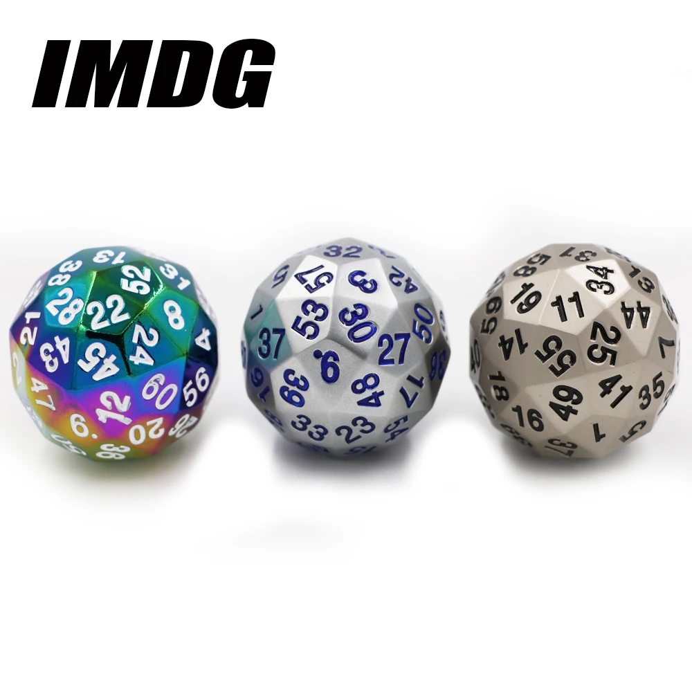 

2017 new trade 4-60 memory metal polyhedral dice with 60 sides of Digital Dice Teaching