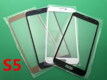 

50pcs/lot AAA+ quality Replacement LCD Front Touch Screen Glass Outer Lens For Samsung Galaxy S5 G900 I9600