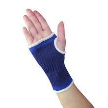 1 пара браслет Опоры для запястья ладонь Шестерни Прихватки для мангала дышащая обхватывает запястье ремешок для Баскетбол Теннис Тренажерный зал Спортивный