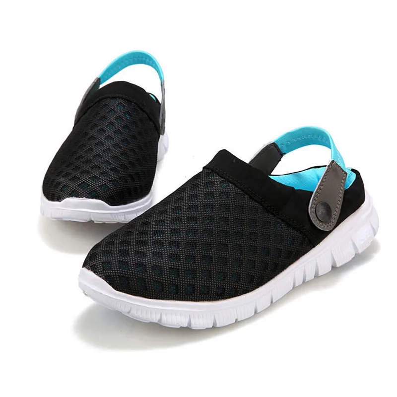 

Summer Men Slippers Outdoor Sandals Breathable Mesh Garden Shoes Boy Flat Platform Shoes Indoor Slippers Beach Flip Flops Clogs
