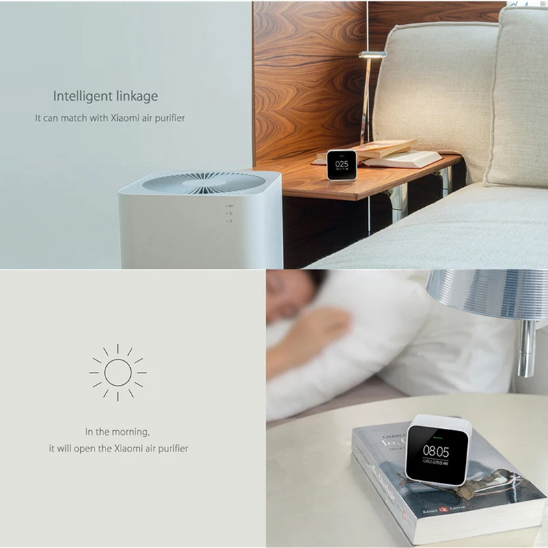 Original Xiaomi Mijia PM2.5 Detector Xiaomi Air Quality Tester OLED Screen Smart Sensor Smart Contr