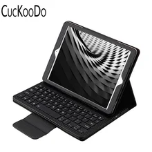 CucKooDo Wireless Bluetooth Folio Smart Keyboard Case Cover for iPad 9.7 Inch / iPad Pro 9.7-inch / iPad Air 2 / iPad Air Tablet