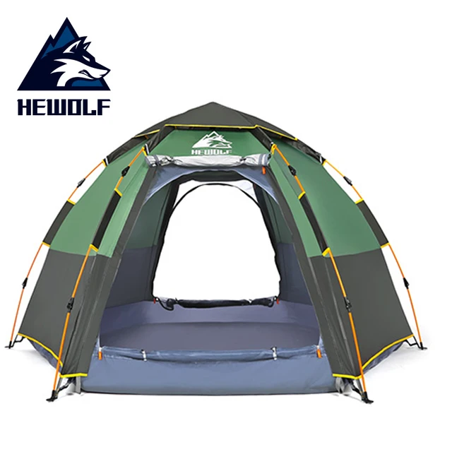 Hewolf Pop Up Tent Quick Automatic Opening Waterproof Tourism Travel