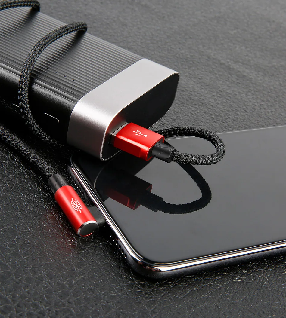 Baseus Micro USB кабель Реверсивный 2A Быстрая зарядка синхронизации данных Кабель Microusb для Xiaomi Redmi 4x Note 4 Android кабель мобильного телефона