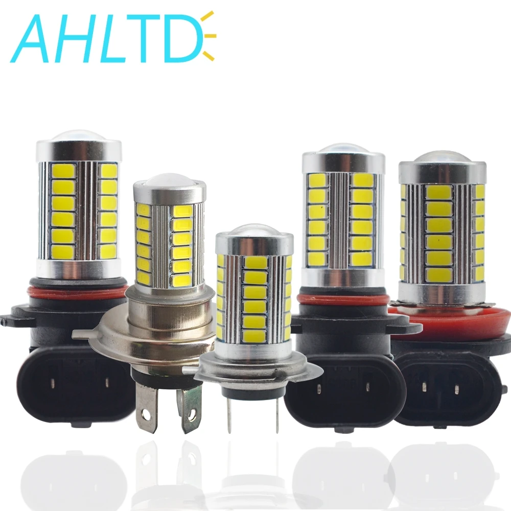 5630 33SMD H4/H7/H11/1156/1157/9006/9005 DC 12В противотуманный светильник 6000 K, дневных ходовых огней автомобилей головной светильник яркий белый поворот Парковка лампы