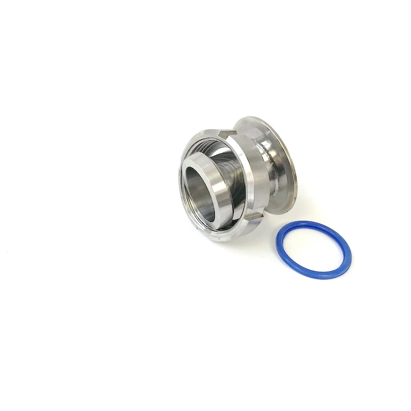 

Adapter 3" 76mm Clamp OD91mm x DN50 "Milk screw nut" . Stainless steel 304 . Height 65mm
