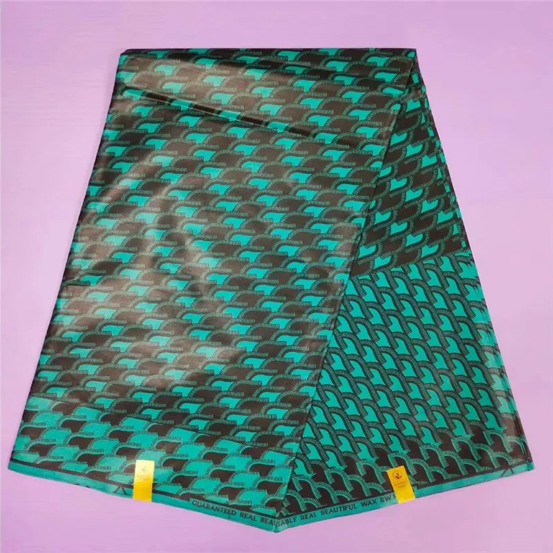 

African wax prints with animal pattern fabric for dresses 100% cotton fabric real java wax print fabric Nigeria Ankara XM111620