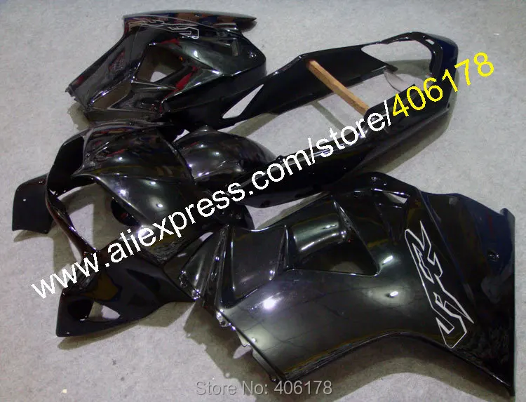Обтекатель для Honda VFR800 98 01 VFR 800 99 00 1998 1999 2000 2001 полностью черный корпус