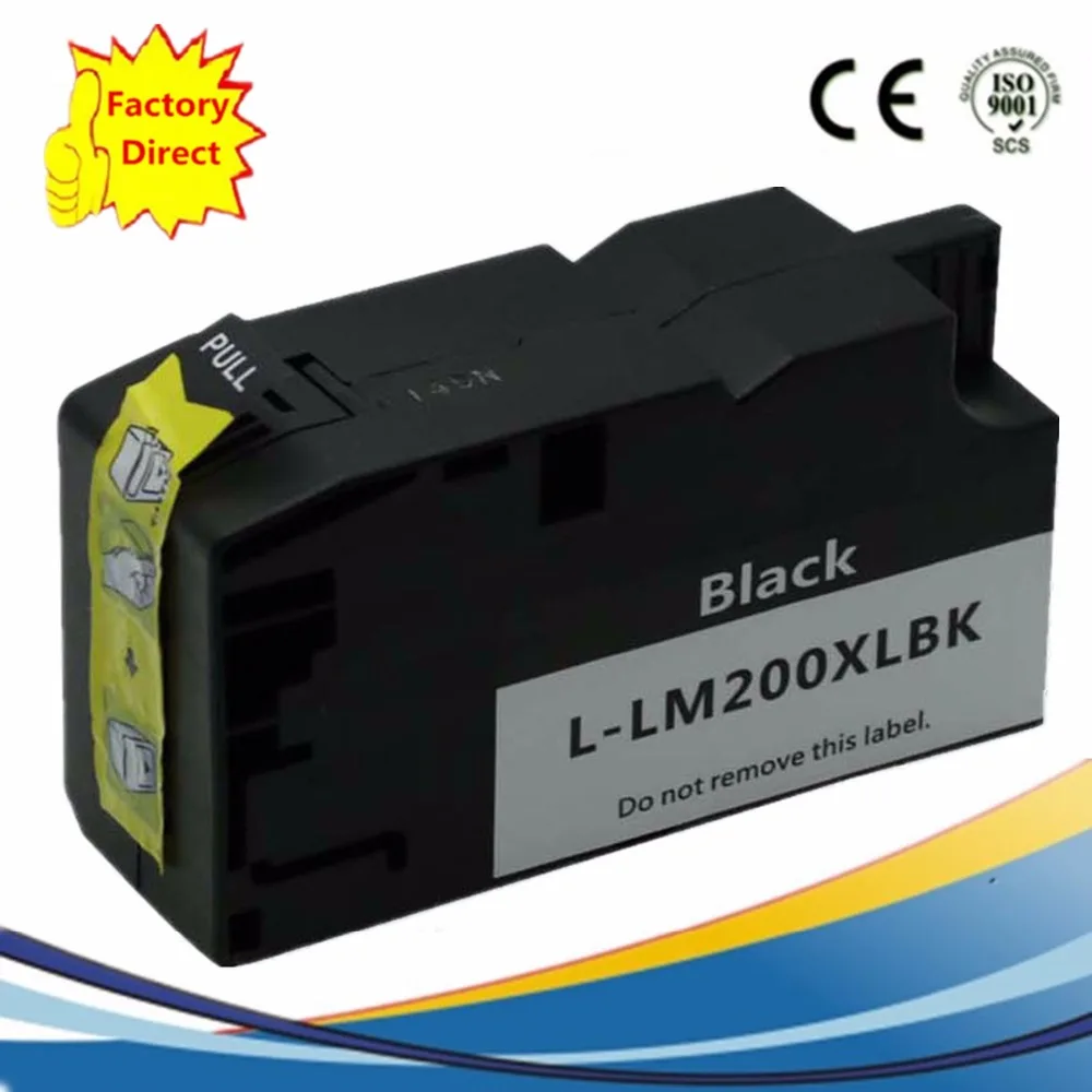 Модель LM200XLBK LM200XL LM 200XL LM200 200 для Lexmark OfficeEdge Pro4000c Pro4000 Pro5500 Pro5500t|ink cartridge|replacement cartridgeink