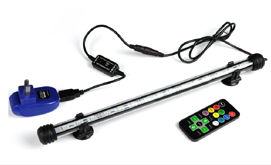 Remote control Colorful High light 0505 LED beads 18CM Aquarium