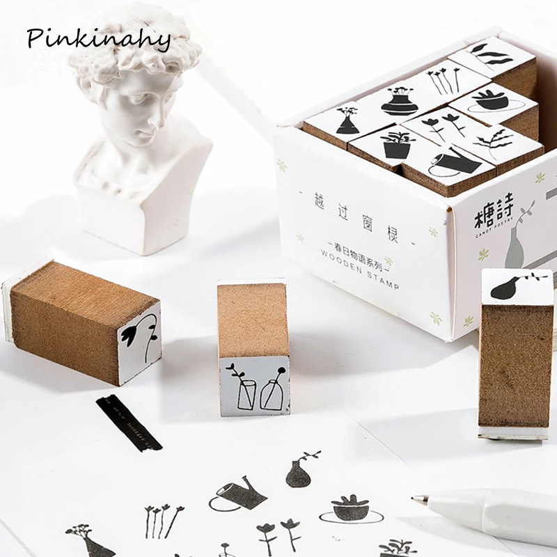 

Vintage Study daily life series wood stamp DIY craft wooden rubber stamps for scrapbooking stationery standard stamp YZ019