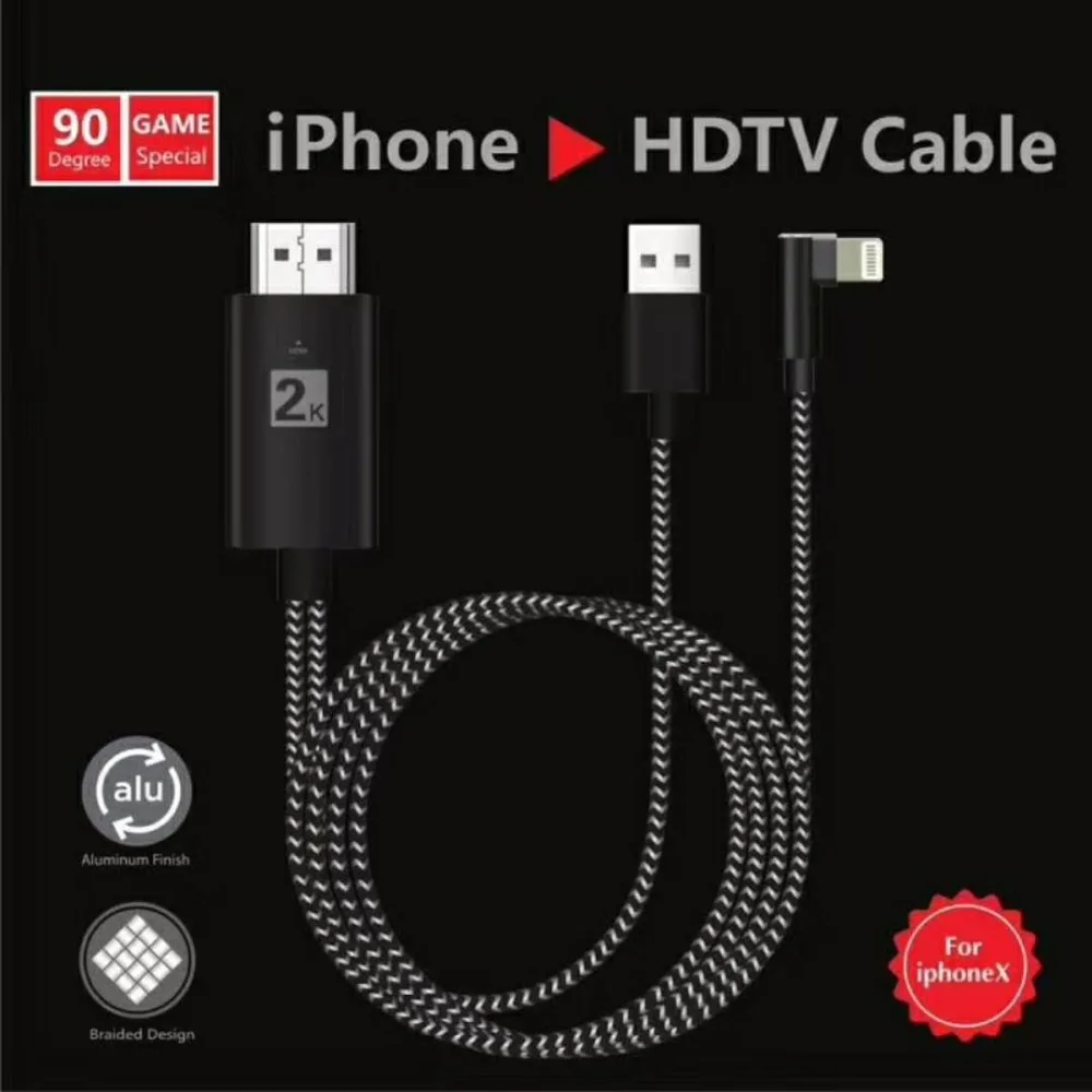 Для Lightning/HDMI адаптер USB кабель HDMI 1080P Аудио адаптер смарт-конвертер кабель для iPhone X 8 7 6 5 HDTV кабели