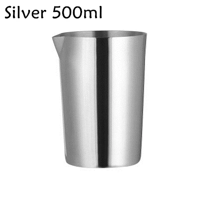 530ml New Style Stainless Steel Mint Julep Moscow Mule Mug Beer Cup Coffee Cup Water Glass Drinkware - Цвет: Silver 500ml