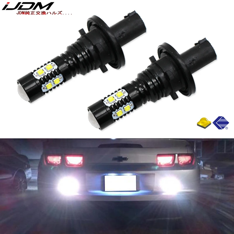 IJDM 6000K Белая светодиодная лампа CANbus PH16W PH24WY 12 В для Chevrolet Camaro Cadillac SRX Ford Taurus GMC