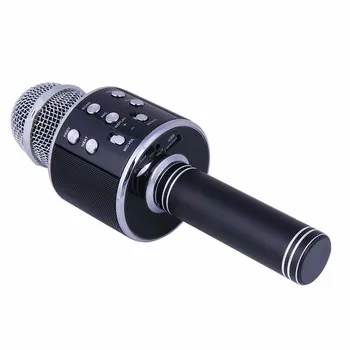 

Handheld Bluetooth Wireless Karaoke Microphone Mobile Wireless Karaoke Microphone WS858 Microphone