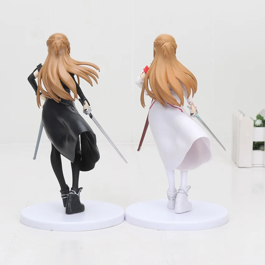 Аниме SQ Sword art online Asuna Коллекция фигурка САО Юки модель Asuna игрушка 18 см